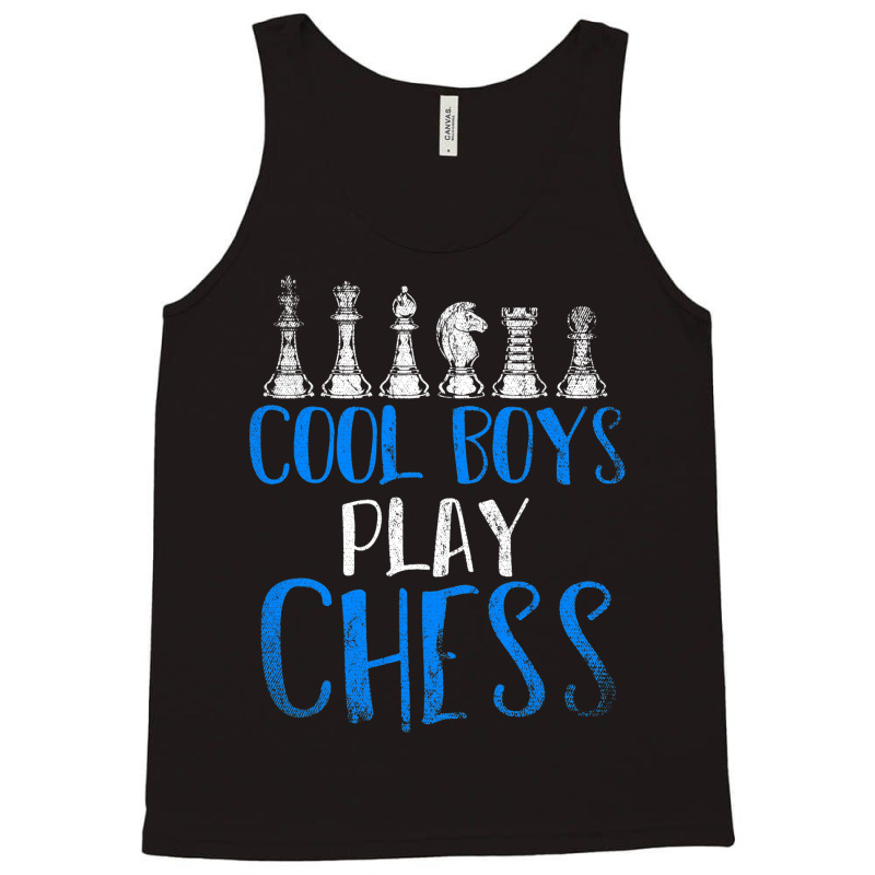 Chess Grandmaster Men Boys Kids Gift Cool Boys Pla Tank Top by Onvibrant | Artistshot