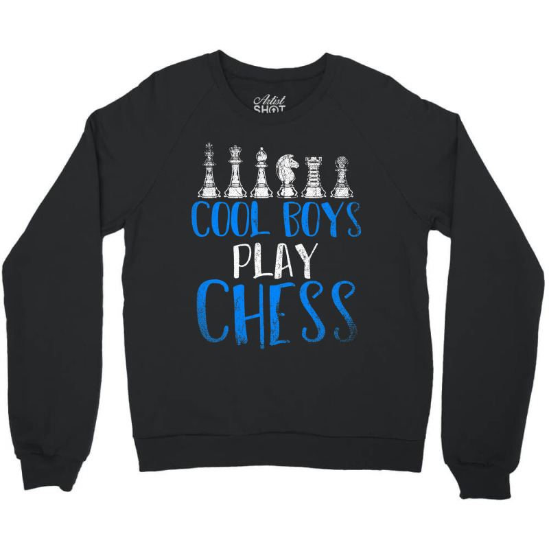 Chess Grandmaster Men Boys Kids Gift Cool Boys Pla Crewneck Sweatshirt by Onvibrant | Artistshot