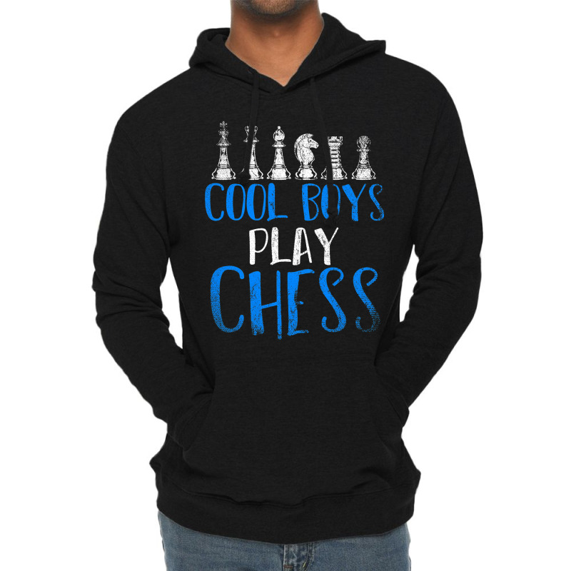 Chess Grandmaster Men Boys Kids Gift Cool Boys Pla Lightweight Hoodie by Onvibrant | Artistshot