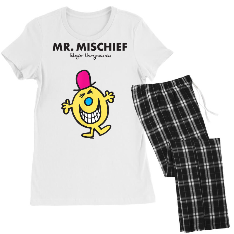 Custom Mr. Men Mr. Mischief T Shirt Women s Pajamas Set By Cm arts