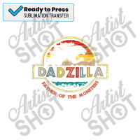 Vintage Dadzilla Father Of The Monsters Father's Day Sublimation Transfer | Artistshot