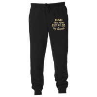 Dad The Man The Pilot The Legend Airlines Airplane Unisex Jogger | Artistshot