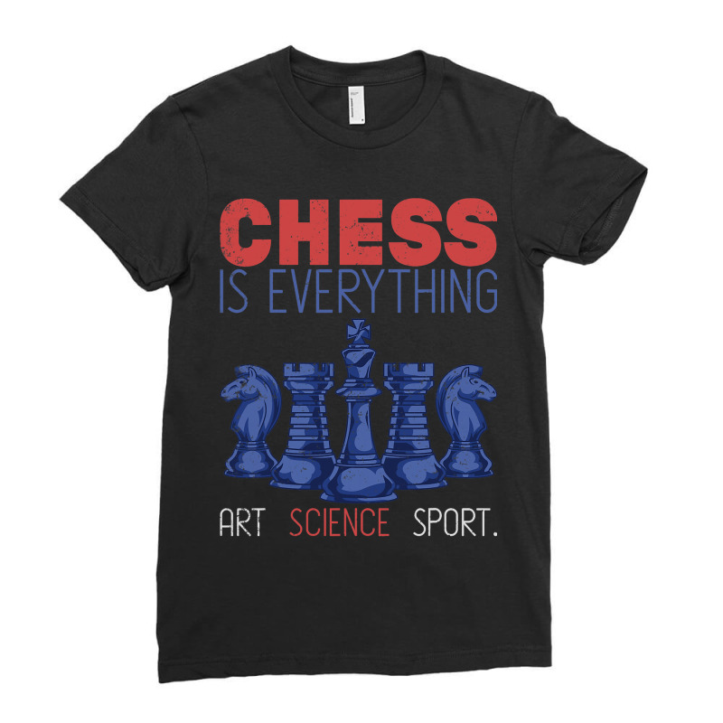 Checkmate Chess Player Gift Chess Grandmaster Ches Ladies Fitted T-shirt | Artistshot