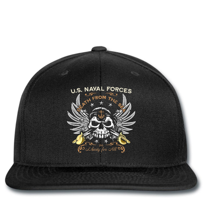 Death From The Sea Or Liberty For All Distressed S Printed hat by KeaganKoehler | Artistshot