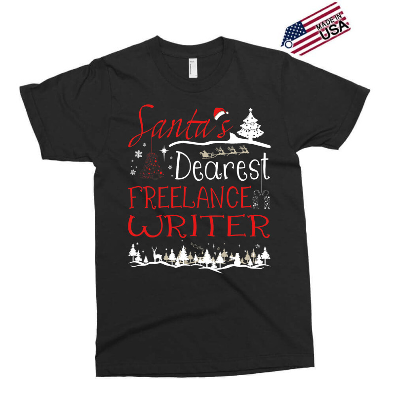 Freelance Writer Xmas Job Funny Christmas Exclusive T-shirt by KeaganKoehler | Artistshot