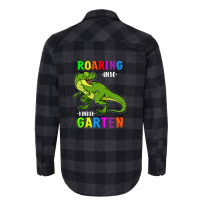 Roaring Into Kindergarten 3 Flannel Shirt | Artistshot