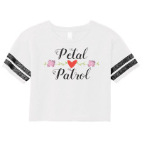 Petal Patrol Heart Floral Cute Wedding Ceremony Gifts For Girl Carryin Scorecard Crop Tee | Artistshot