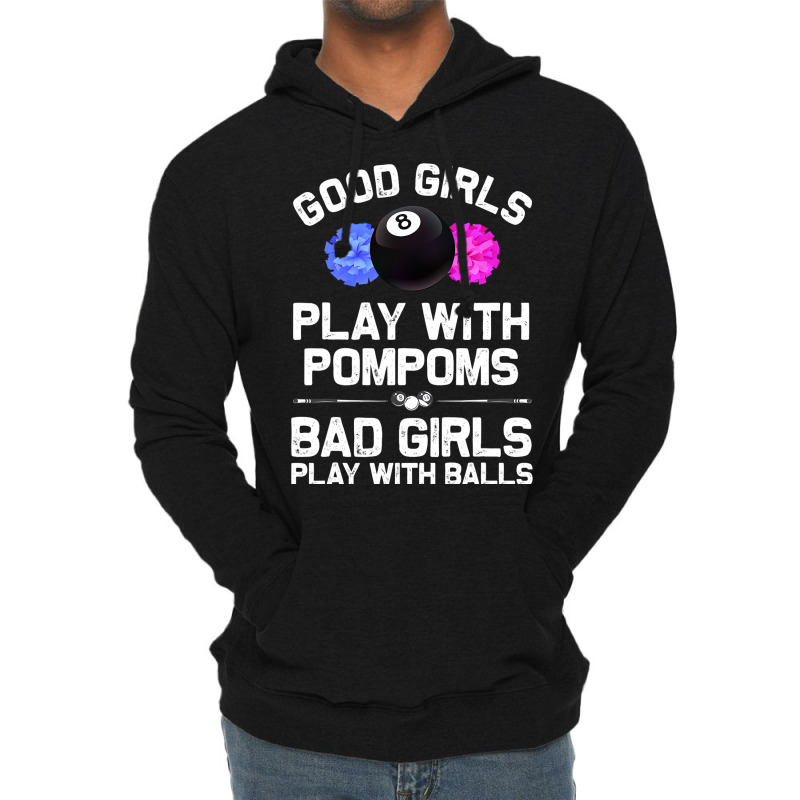 Funny Billiards For Women Girls 8 Ball Billiard Po Lightweight Hoodie | Artistshot