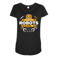 Vote Robots Maternity Scoop Neck T-shirt | Artistshot