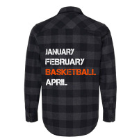 College Basketball Season January February Basketb Flannel Shirt | Artistshot