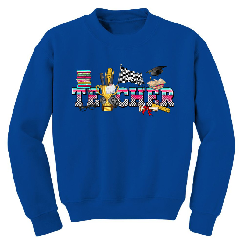 Race With Teacher Elements Youth Sweatshirt by enoddigitalart@gmail.com | Artistshot