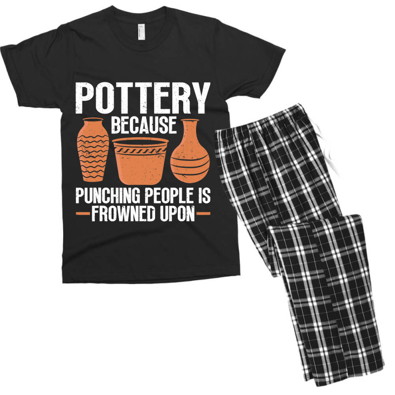 Ceramics Artist I Love Pottery 19 Men's T-shirt Pajama Set | Artistshot