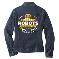 Vote Robots Ladies Denim Jacket | Artistshot