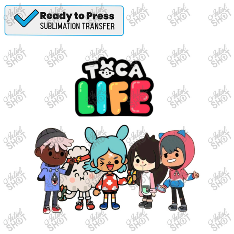 Toca Boca Toca Boca 2021 Toca Life World Sublimation Transfer | Artistshot