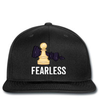 Fearless Smart Game Of Chess Player Board Game Printed Hat | Artistshot