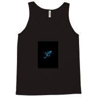 Neon  Paper Plane Tank Top | Artistshot