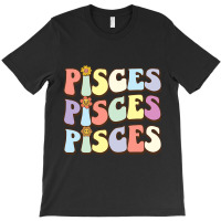 February March Birthday Astrology Groovy Pisces Zo T-shirt | Artistshot