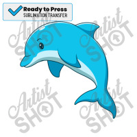 Dolphin Cartoon Art Design Draw Street Art 2 Sublimation Transfer | Artistshot