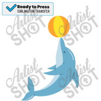 Dolphin Cartoon Art Design Draw Street Art 4 Sublimation Transfer | Artistshot