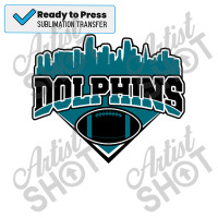 Dolphins Football Skyline Football Team Sublimation Transfer | Artistshot