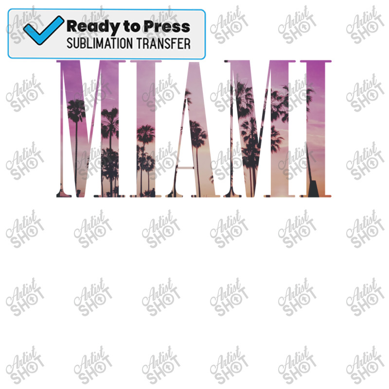 Miami 23 Sublimation Transfer | Artistshot