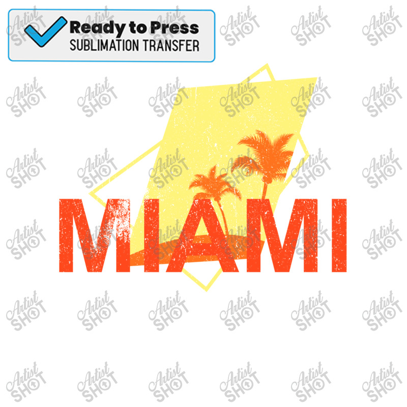 Miami Beach 8 Sublimation Transfer | Artistshot