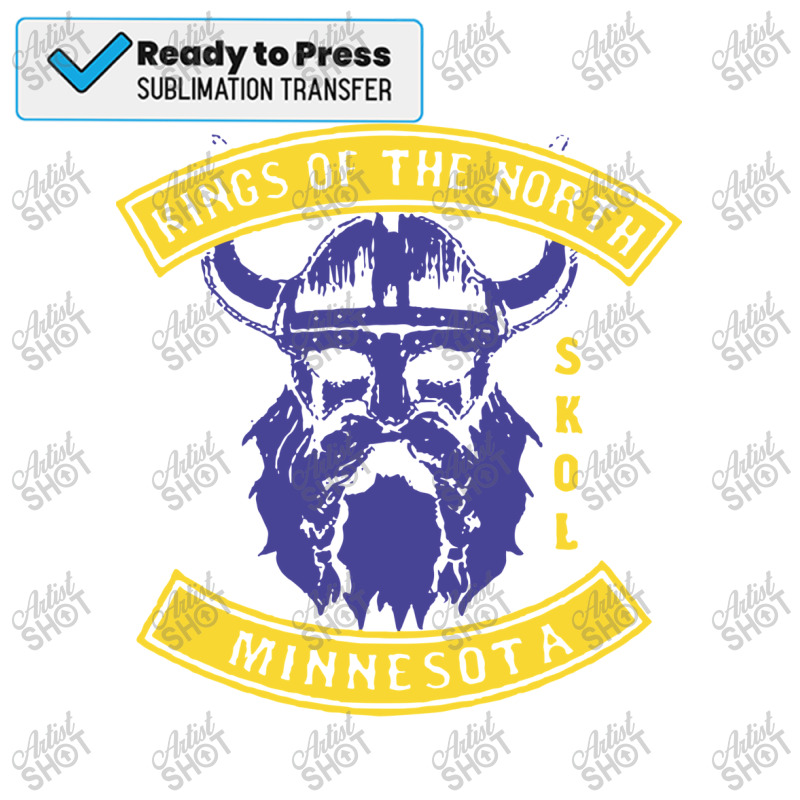 Kings Of The North Skol Defend The North Viking Minesota Sublimation Transfer | Artistshot