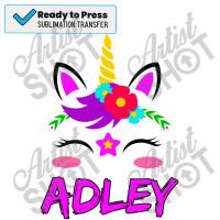 Adley Unicorn Face Kids Nature Sublimation Transfer | Artistshot