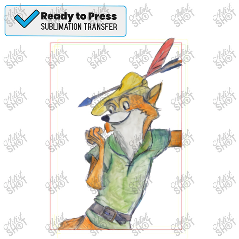 Cartoon Robin Hood  Kids Retro Sublimation Transfer | Artistshot