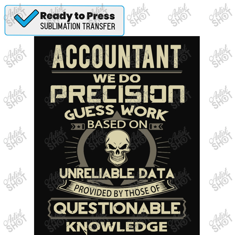 Accountant Knowledge Poster Sublimation Transfer | Artistshot