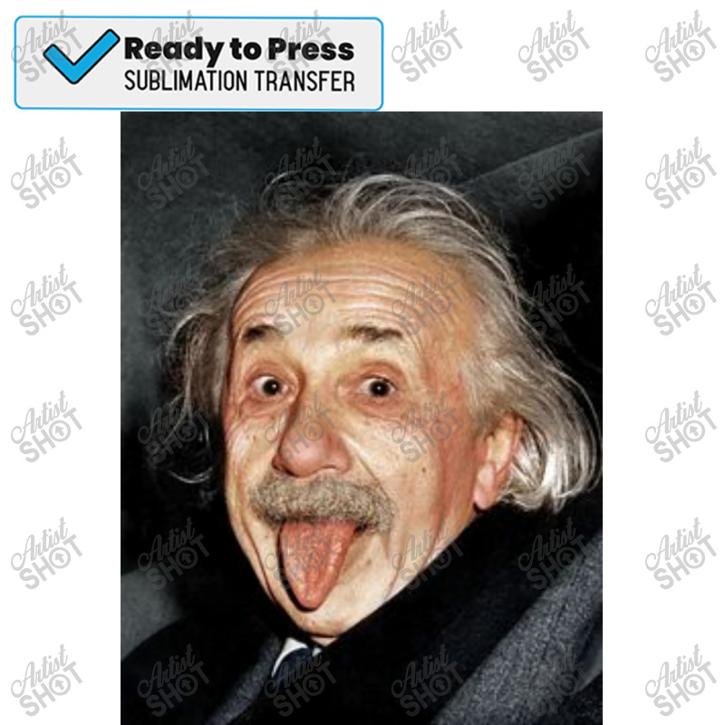 Funny Albert Einstein  Poster Sublimation Transfer | Artistshot