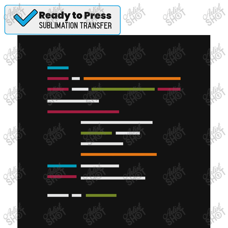 Lines Of Code On Dark Mode For Programming Lovers Poster Copy Sublimation Transfer | Artistshot