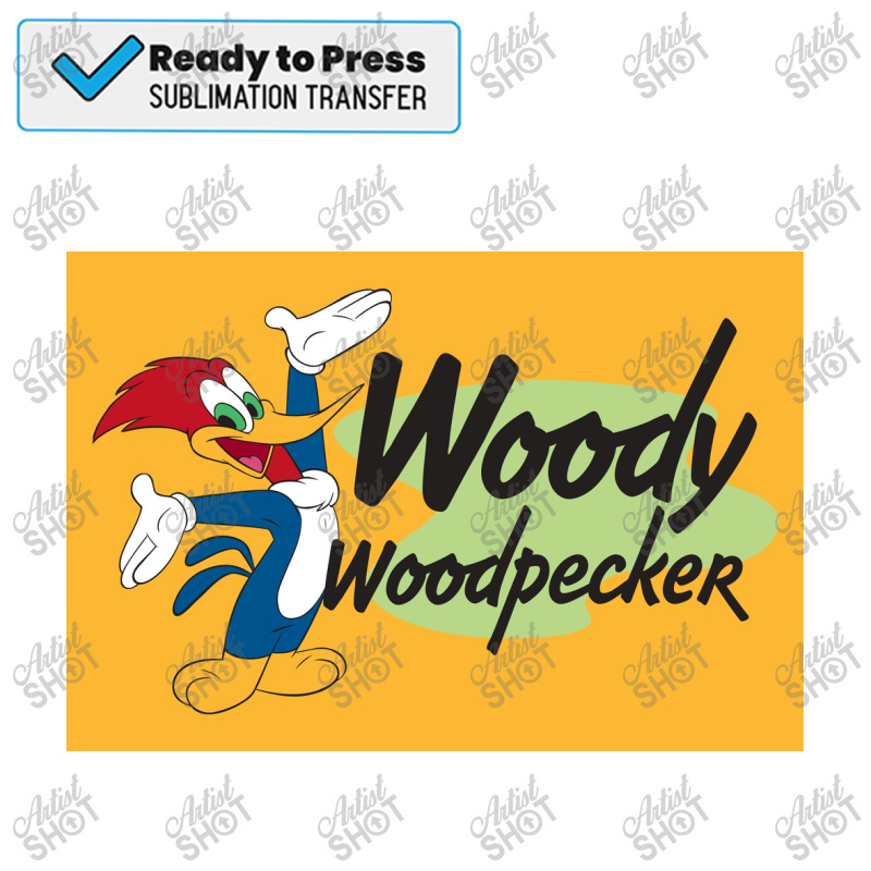 Woody Woodpecker Poster Sublimation Transfer | Artistshot