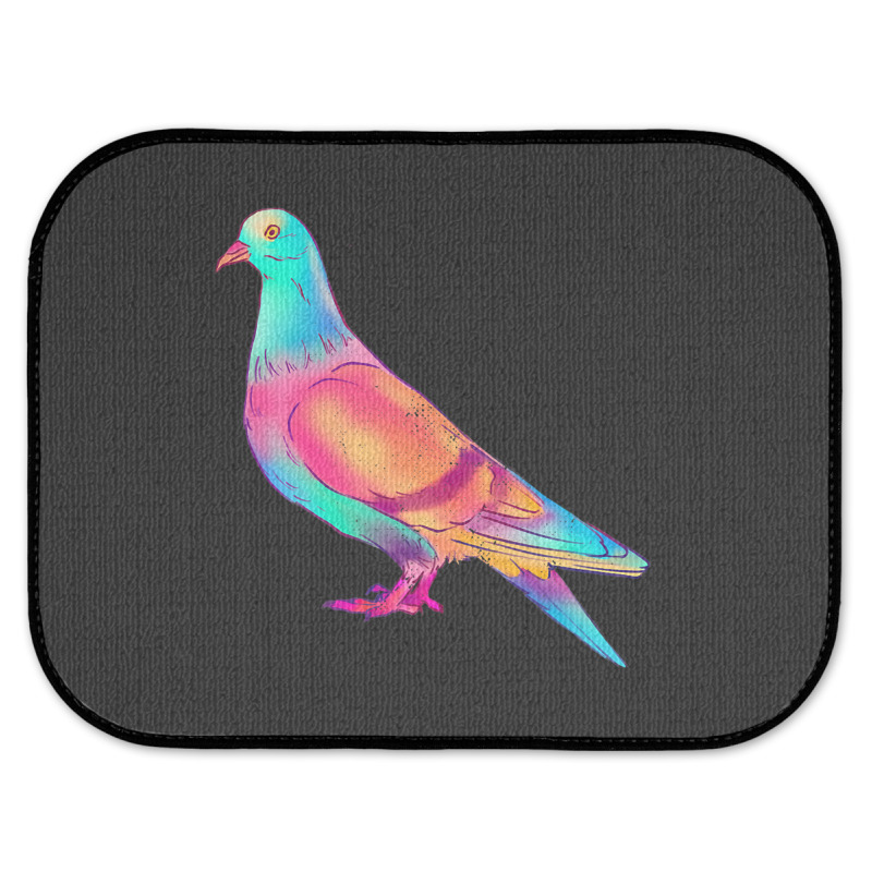 Colorful Pigeon Birding Pigeons Racing Birds Breed Rear Car Mat | Artistshot