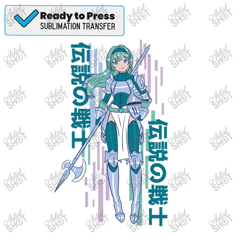 Nice Anime Girl Knight Tshir Gift Idea For Anime Lovers 1 Sublimation Transfer by JeffreyErfle | Artistshot