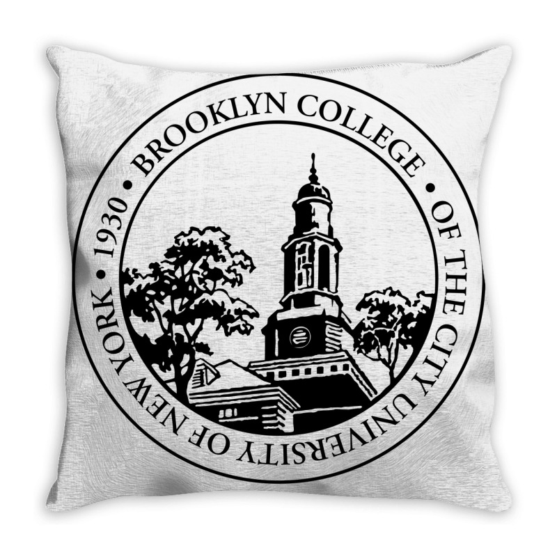 Brooklyn, College Throw Pillow | Artistshot