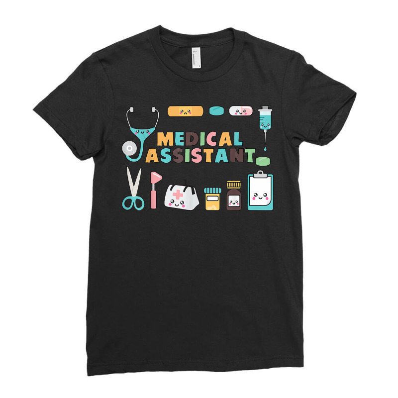 Medical Assistant T Shirt Ladies Fitted T-Shirt by men.adam | Artistshot