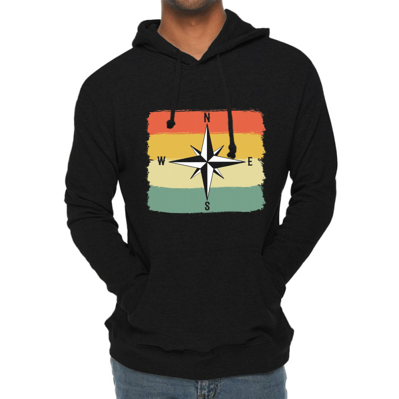 Compass Navigation Seamen Or Sailor Lightweight Hoodie by LaquaKreger | Artistshot