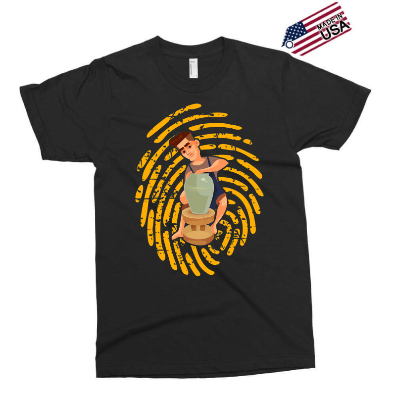 Dna Thumb Mark Fingerprint Pottery Craft Clay Art  Exclusive T-shirt | Artistshot