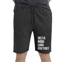 Mens Delta India Lima Foxtrot Dilf Father Dad Humor Joke T Shirt Vintage Short | Artistshot