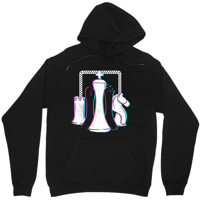 Chess Pieces Checkmate Chess Player Grandmaster Unisex Hoodie by NouraMetcalf | Artistshot