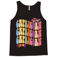 Cute Peace Capricorn Astrology Zodiac Sign Horosco Tank Top | Artistshot