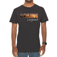 Sailor Legend Sailing Gift Captain Sailing Ship Vintage T-shirt | Artistshot