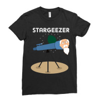 Stargeezer Funny Stargazing Astronaut Astronomy Gi Ladies Fitted T-shirt | Artistshot