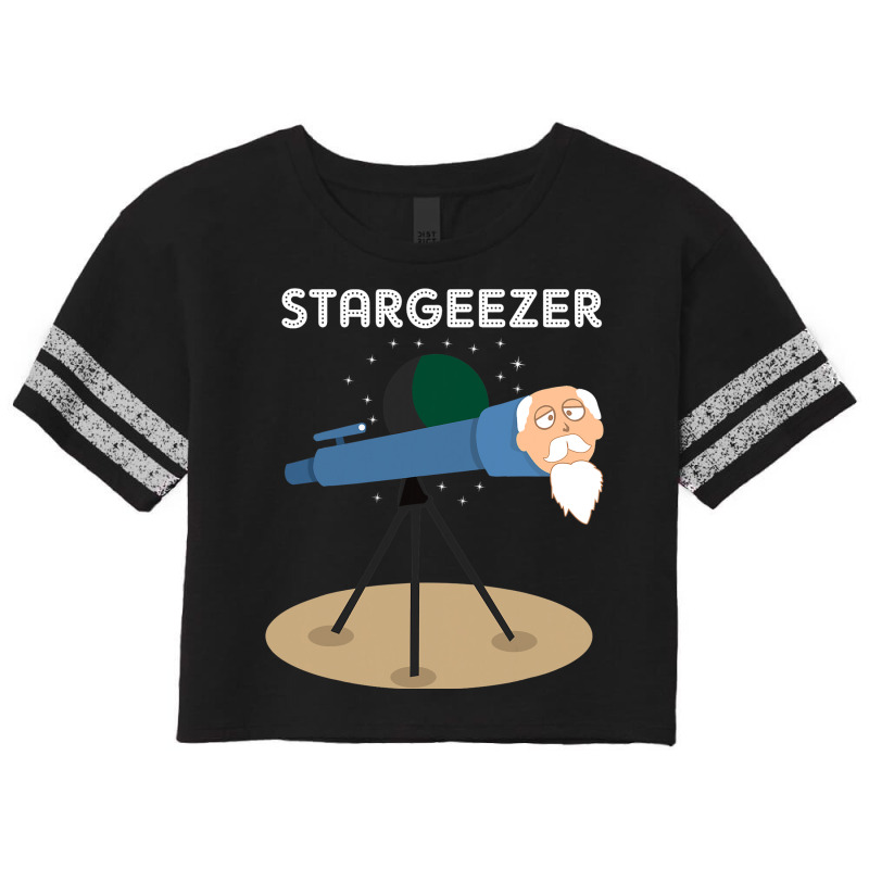 Stargeezer Funny Stargazing Astronaut Astronomy Gi Scorecard Crop Tee by EmranKwak | Artistshot