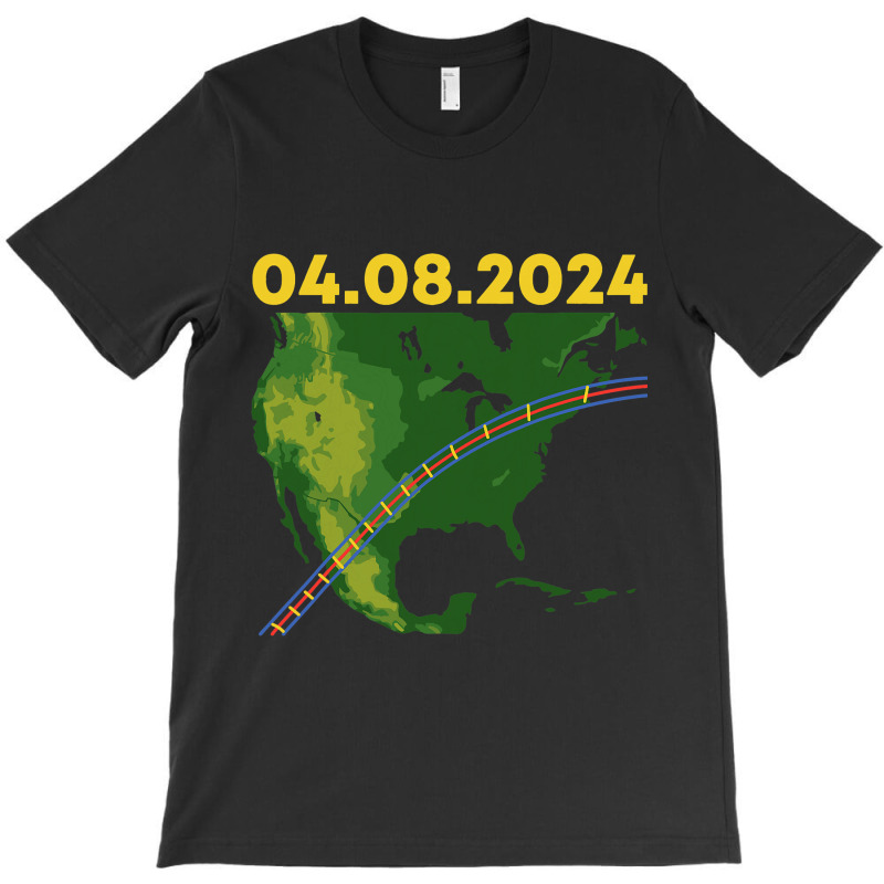 Total Partial Eclipse 2024 April 08 Usa Annular Tr T-shirt | Artistshot