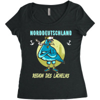 North Germany Region Of Smile Seagull Sailor Gift Women's Triblend Scoop T-shirt | Artistshot