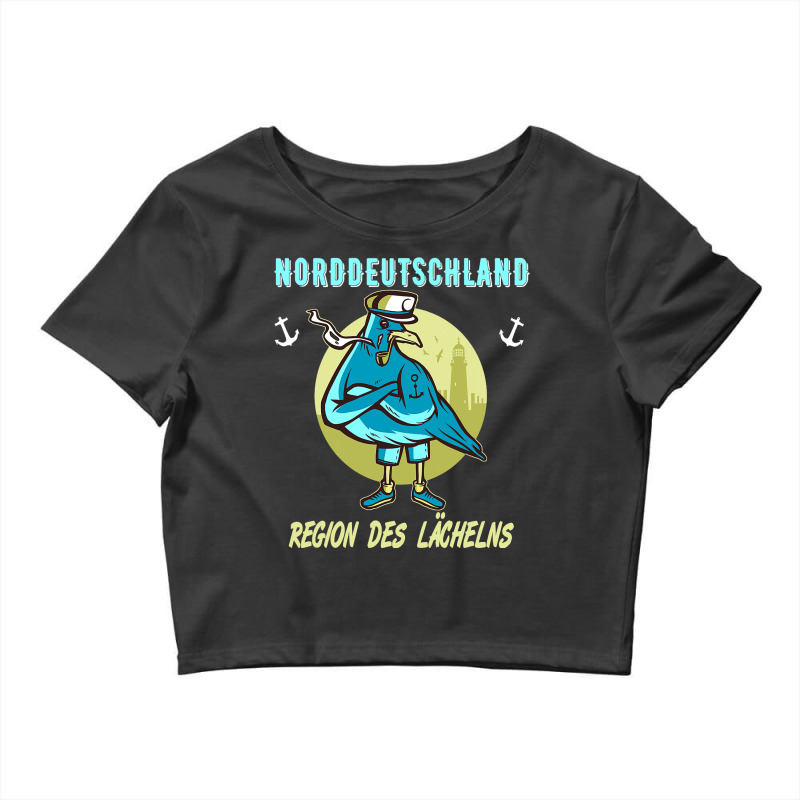 North Germany Region Of Smile Seagull Sailor Gift Crop Top by KarimSatterfield | Artistshot