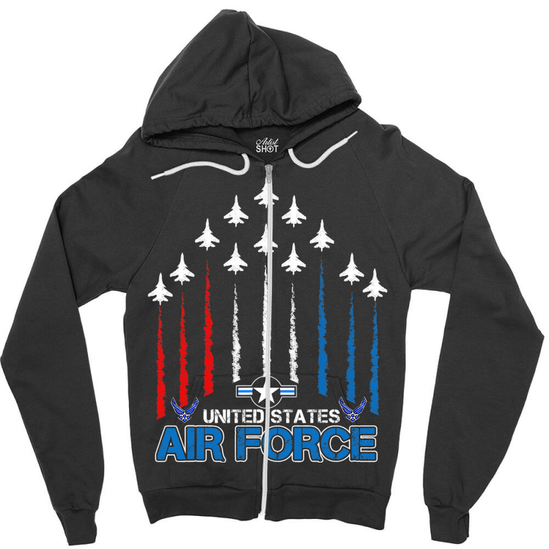 United States Air Force Us Air Force Gifts Veteran Zipper Hoodie | Artistshot