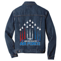 United States Air Force Us Air Force Gifts Veteran Men Denim Jacket | Artistshot